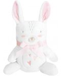 Одеяло с 3D бродерия Kikka Boo - Rabbits in Love, 75 x 100 cm - 1t