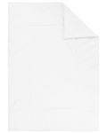 Олекотена завивка Kikka Boo - Бяла, ранфорс, 95 х 135 cm - 1t