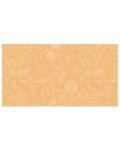 Опаковъчна хартия Apli - Жълта, Цветя, 200 х 70 см, 55 гр - 1t
