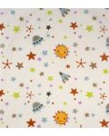 Органична муселинова пелена Sevi Baby - 120 x 100 cm, космос - 1t