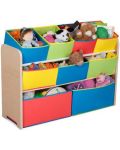Органайзер-етажерка за играчки и книжки Ginger Home - Colors, 3 нива - 4t