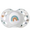 Ортодонтични залъгалки Tommee Tippee - Night Time, 18-36 м, 2 броя, луна/дъга - 4t