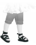 Чифт обувки за кукла Paola Reina - Черни сандали с каишки, 32 cm - 1t