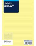 Пълнител за органайзер Filofax A5 - Жълти линирани листове - 1t