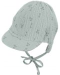Памучна лятна шапка с UV 50+ защита Sterntaler - С палми, 43 cm, 5-6 месеца - 1t