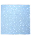 Памучна пелена Lorelli - 80 х 80 cm, сини звезди - 1t