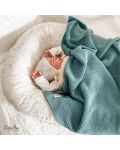 Памучно одеяло Cotton Hug - Органик, 80 х 100 cm, Салвия - 5t