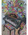 Пъзел Heye от 1000 части - Пиано с цветя - 2t