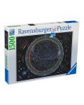 Пъзел Ravensburger от 1500 части - Карта на Вселената - 1t