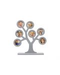 Pearhead Рамка за снимка - родословно дърво - Сива - 1t