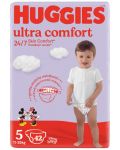 Пелени Huggies Ultra Comfort - Размер 5, 11-25 kg, 42 броя - 1t