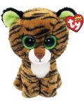 Плюшена играчка TY Toys - Тигър Tiggy, кафяв, 15 cm - 1t