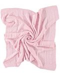 Плетена пелена Mycey - 90 х 100 cm, розова - 1t