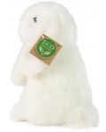 Плюшена играчка Rappa Еко приятели - Бяло зайче, 18 cm - 4t