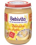 Плодово пюре Bebivita – Ябълка и банан, 190 g  - 1t