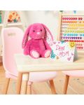 Плюшена играчка Battat - Зайче, 30 cm, розово - 5t