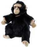 Плюшена играчка Rappa Еко приятели - Кукла за театър, маймунка, 28 cm - 1t