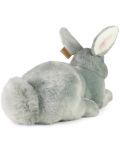 Плюшена играчка Rappa Еко приятели - Сиво зайче, 33 cm - 5t