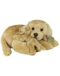 Плюшена играчка Rappa Еко приятели - Куче Лабрадор с бебе, лежащи, 27 cm - 1t