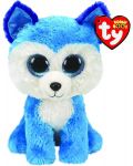 Плюшена играчка TY Toys - Хъски Prince, синьо, 15 cm - 1t