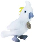 Плюшена играчка Rappa Еко приятели - Папагал Какаду, бял, 18 cm - 2t