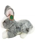 Плюшена играчка Rappa Еко приятели - Зайче с розови уши, стоящо, 23 cm - 3t