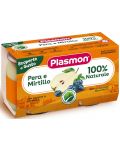 Плодово пюре Plasmon - Круша и боровинка, 2 х 120 g - 1t