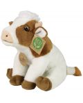 Плюшена играчка Rappa Еко приятели - Крава, седяща, 18 cm - 1t