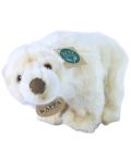 Плюшена играчка Rappa Еко приятели - Бяла мечка, стояща, 33 cm - 2t