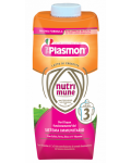 Мляко за малки деца Plasmon - Nutrimune 3, течна формула, 2 х 500 ml - 1t