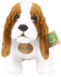 Плюшена играчка Rappa Еко приятели - Куче Басет, стоящо, 32 cm - 2t