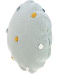 Плетена възглавница Lassig - Dots, 25 х 25 cm, мента - 2t