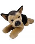 Плюшена играчка Rappa Еко приятели - Немска овчарка, лежаща, 30 cm - 1t
