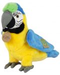 Плюшена играчка Rappa Еко приятели - Папагал синьо-жълта Ара, 24 cm - 1t