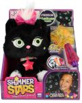 Плюшена играчка Shimmer Stars - Блестящо коте, Черен диамант - 1t