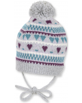 Плетена шапка с пискюл Sterntaler - 49 cm, 12-18 месеца - 1t
