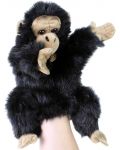 Плюшена играчка Rappa Еко приятели - Кукла за театър, маймунка, 28 cm - 2t