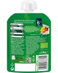 Плодова закуска Nestle Gerber Organic - Пауч с манго и праскова с кокосов мус, 80 g - 2t