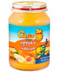 Плодово  пюре Слънчо - Круша и кайсия, 190 g - 1t