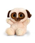 Плюшена играчка Keel Toys Animotsu - Кученце мопс, 15 cm - 1t