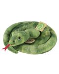 Плюшена играчка Rappa Еко приятели - Змия, 90 cm, зелена - 1t