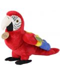 Плюшена играчка Rappa Еко приятели - Папагал червена Ара, 24 cm - 1t