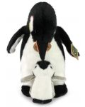 Плюшена играчка Rappa Еко приятели -  Пингвин с бебе, 22 cm - 3t