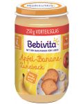 Плодова каша Bebivita - Ябълка, банан и сухар, 250 g  - 1t