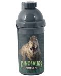 Пластмасова бутилка Paso Dinosaur - С презрамка за рамо, 500 ml - 1t