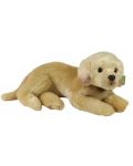 Плюшена играчка Rappa Еко приятели - Куче Лабрадор, легнало, 38 cm - 2t