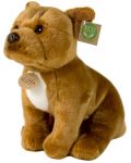 Плюшена играчка Rappa Еко приятели - Куче Старфордширски бултериер, кафяв, 30 cm - 2t