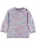 Плетен пуловер Sterntaler - От органичен памук, 86 cm, 18-24 месеца - 1t