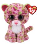 Плюшена играчка TY Toys Beanie Boos - Розов леопард Lаiney, 15 cm - 1t