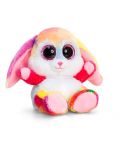 Плюшена играчка Keel Toys Animotsu - Цветно зайче, 15 cm - 1t